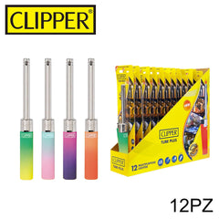 CLIPPER TUBE PLUS ACCENDIGAS METALLIC GRADIENT 1 12PZ - koseakasa