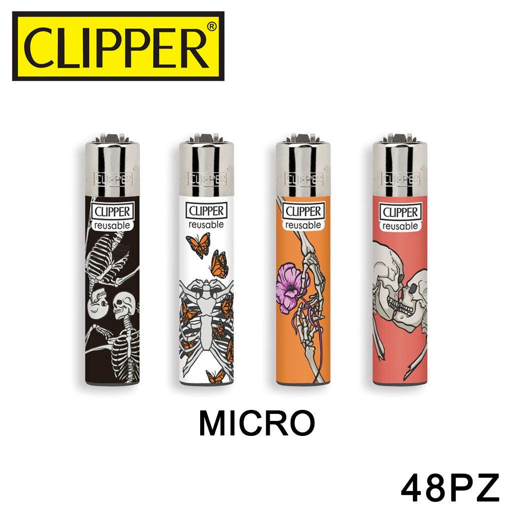 CLIPPER MICRO ACCENDINO SKULLS IN LOVE 2 48PZ - koseakasa