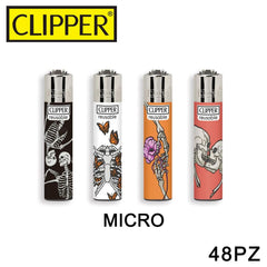 CLIPPER MICRO ACCENDINO SKULLS IN LOVE 2 48PZ - koseakasa