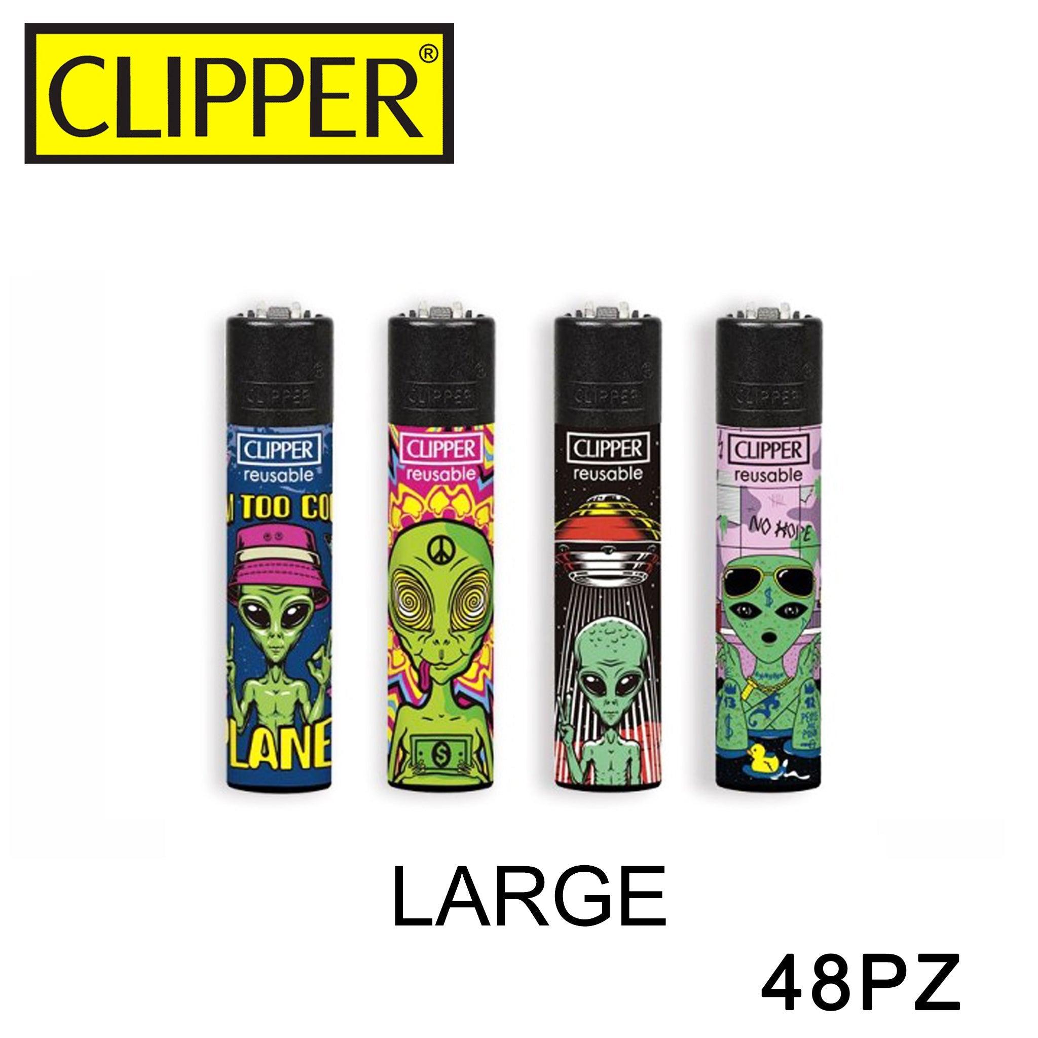 CLIPPER ACCENDINO LARGE ALIEN RYO BW 48PZ - koseakasa