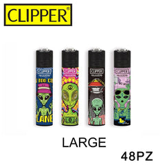 CLIPPER ACCENDINO LARGE ALIEN RYO BW 48PZ - koseakasa