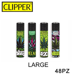 CLIPPER ACCENDINO LARGE GRAFF WEED 48PZ - koseakasa
