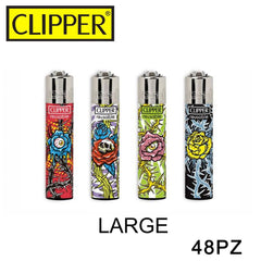 CLIPPER ACCENDINO LARGE THORNS ROSES 48PZ - koseakasa