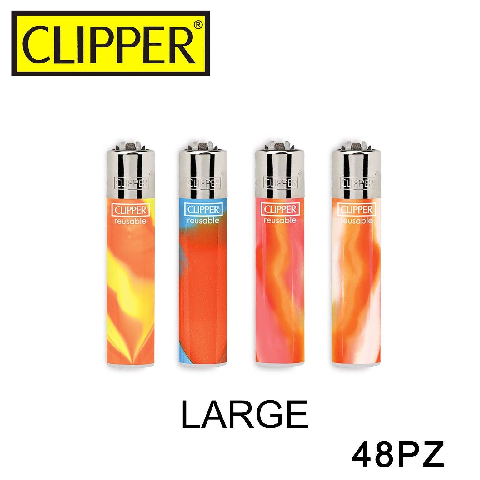 CLIPPER ACCENDINO LARGE ORANGE NEBULA 48PZ - koseakasa