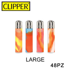 CLIPPER ACCENDINO LARGE ORANGE NEBULA 48PZ - koseakasa