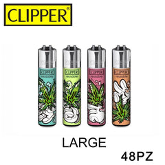 CLIPPER ACCENDINO LARGE CARTOON LEAVES 48PZ - koseakasa