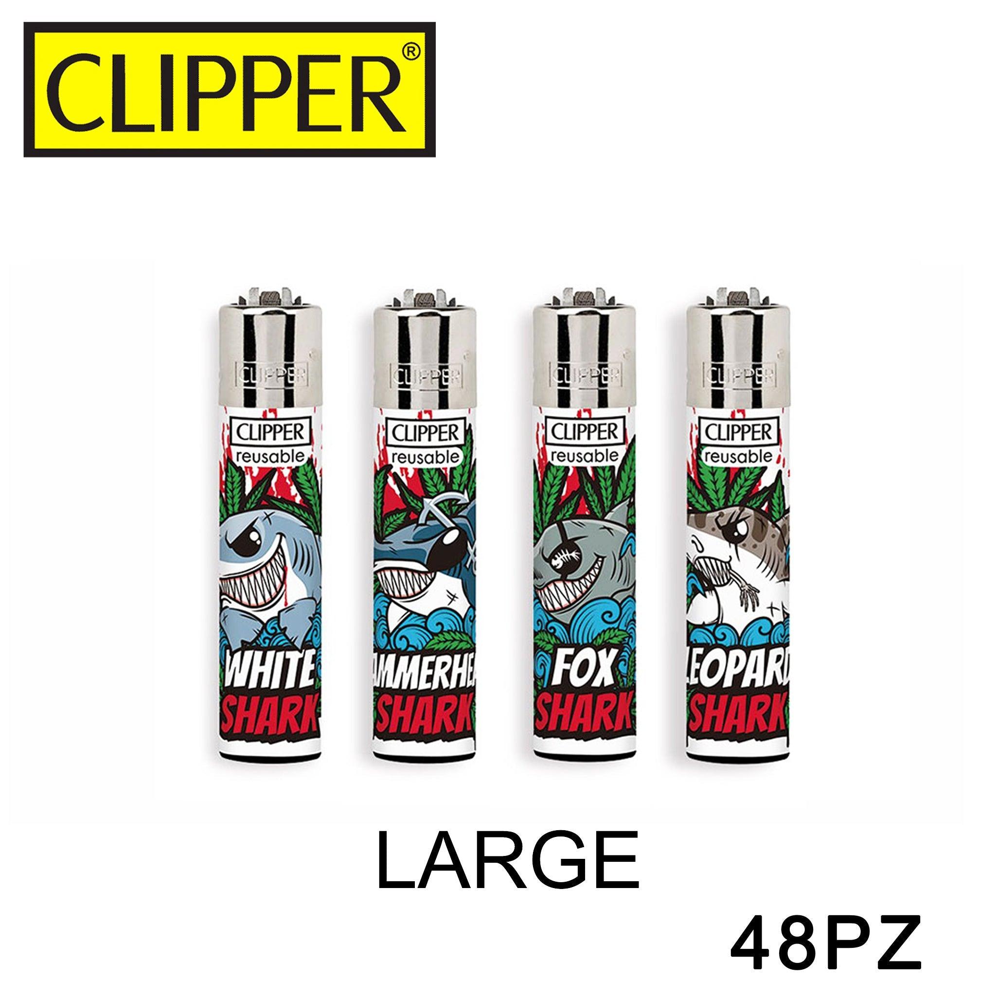 CLIPPER ACCENDINO LARGE SHARK WEED 48PZ - koseakasa