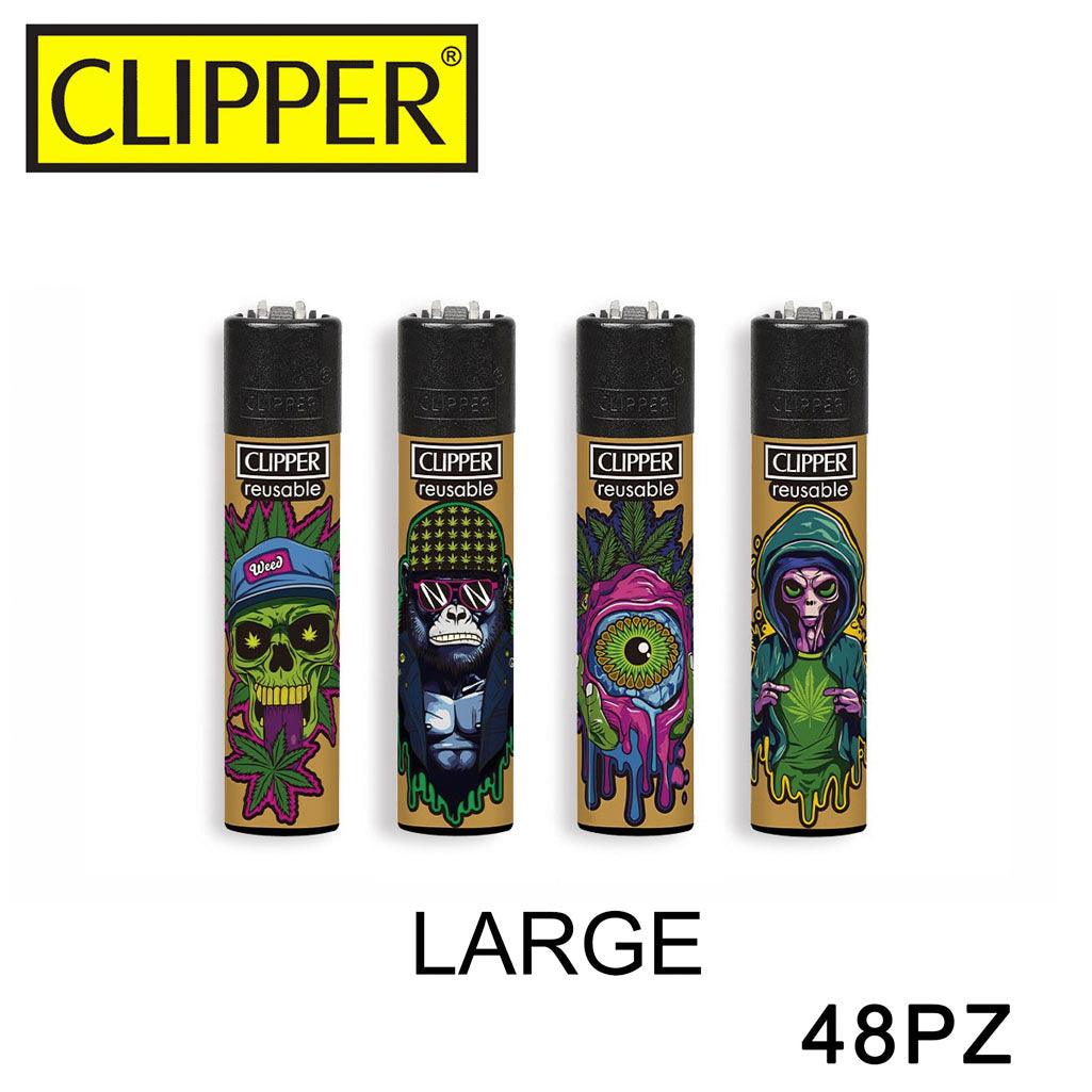 CLIPPER ACCENDINO LARGE SURREAL LEAVES 48PZ - koseakasa