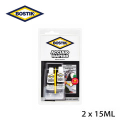 ACCIAIO 2X15ML RAPIDO BOSTIK ART.6314369 D2872 BL1 - koseakasa