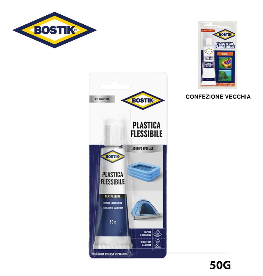 PLASTICA 50GR TRASPARENTE FLEX COLLA BOSTIK ART.6315918 6314370 BL1 - koseakasa