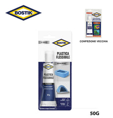 PLASTICA 50GR TRASPARENTE FLEX COLLA BOSTIK ART.6315918 6314370 BL1 - koseakasa