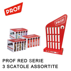 ART.40969077 PROF EXPO RED BIG ROUND FLINT SMALL DISPLAY 3X25PZ - koseakasa