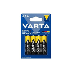 Varta Super Pila Zinco-Carbone AA/AAA - Confezione da 1, 12 o 60 pz | Batterie Economiche per Telecomandi e Dispositivi a Basso Consumo - koseakasa
