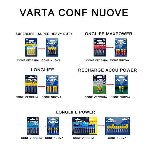 varta confezione nuove