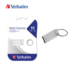 VERBATIM PEN DRIVE 16G METAL EXECUTIVE SILVER 10PZ - koseakasa