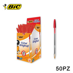 ROSSA PENNA BIC CRISTAL ORIGINAL 1.0MM 50PZ - koseakasa
