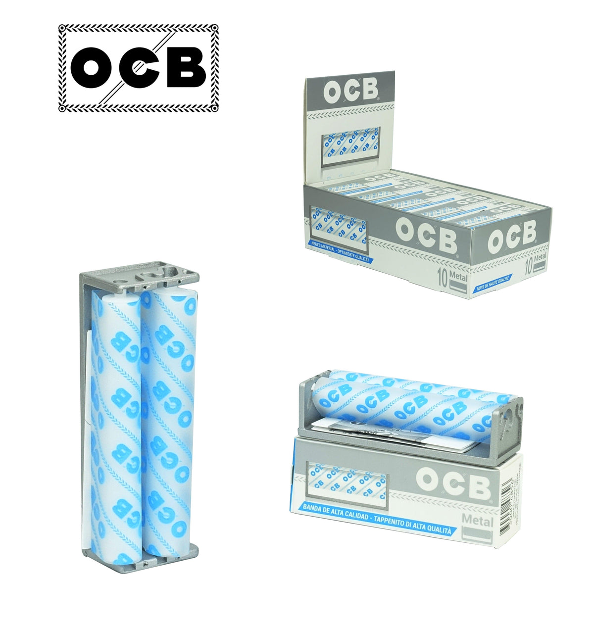 OCB ROLLING MACHINE METAL REGULAR 10PZ - koseakasa