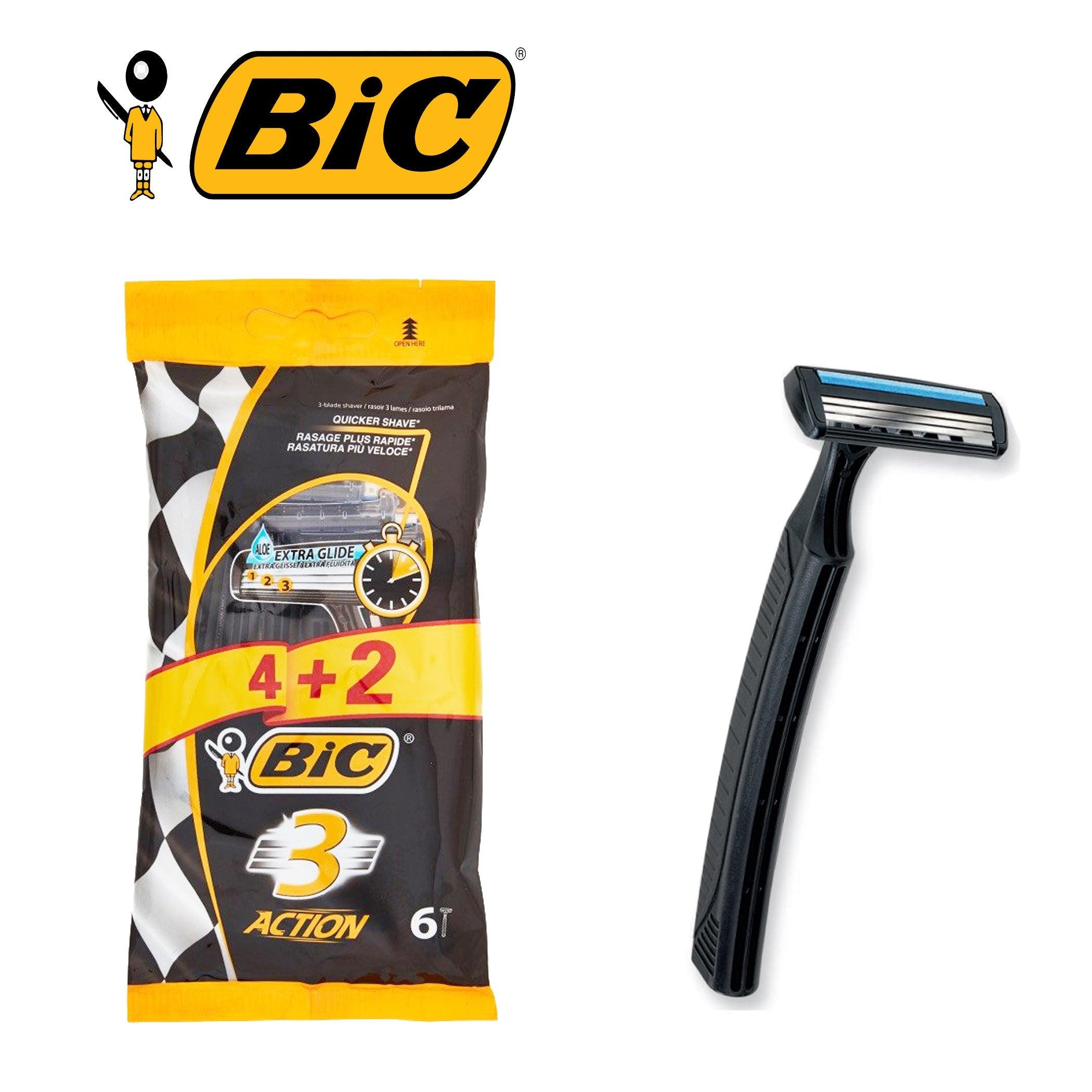 BIC RASOIO 3 ACTION 6PZ - koseakasa