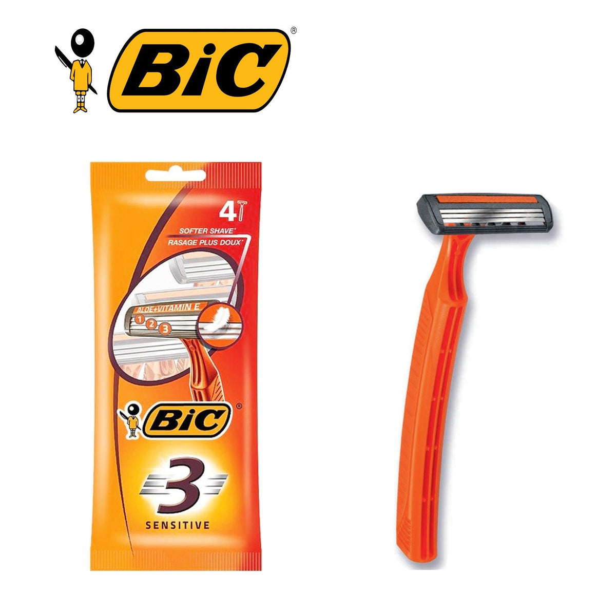 BIC RASOIO SENITIVE 3 4PZ - koseakasa