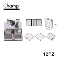ART.40590129 CHAMP PORTASIGARETTE 18PCS IN METALLO DL12 - koseakasa