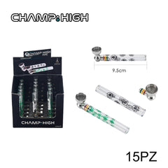 ART.40506037 CHAMP HIGH COSMOSLEAF PIPE IN VETRO 9CM DL15 - koseakasa