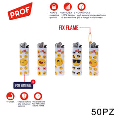 ART.40804553 PROF ACCENDINO FIAMMA FISSA POM HAPPYFACE CONF.50PZ - koseakasa