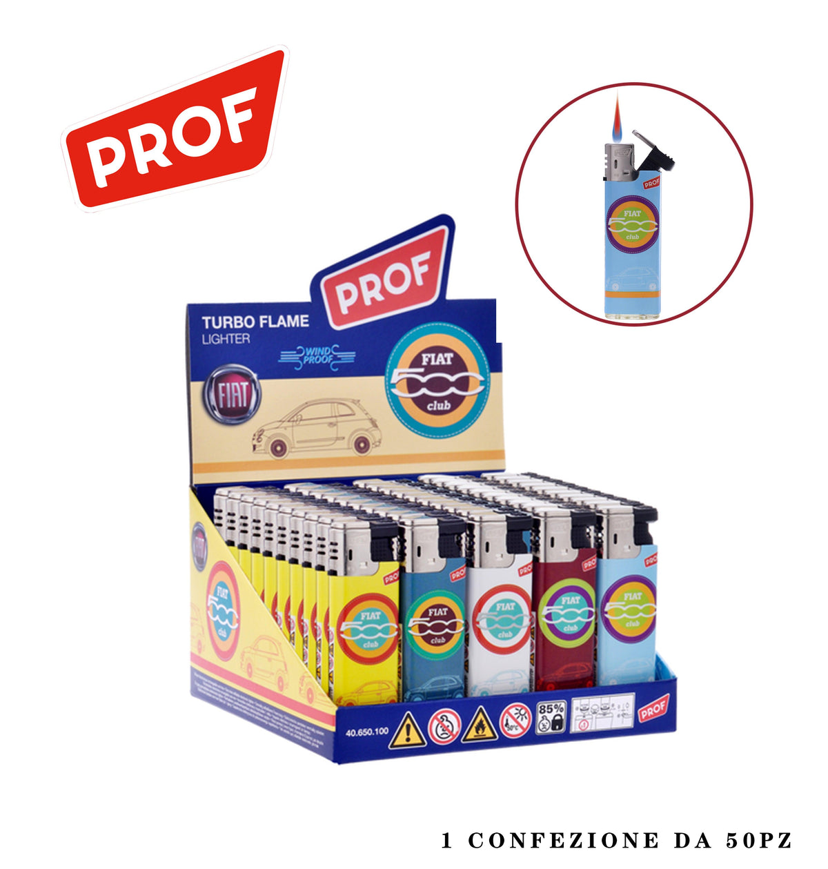 ART.40650100 PROF ACCENDINO TURBO FIA CONF.50PZ - koseakasa