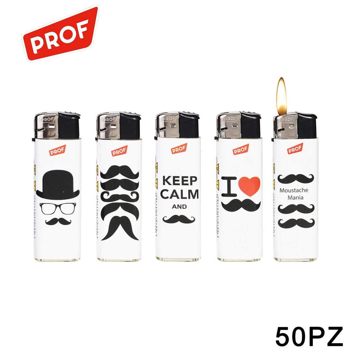 ART.80000020 PROF ACCENDINO MOUSTACHES CONF.50 - koseakasa