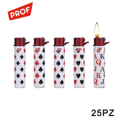ART.40009909 PROF ACCENDINO RED PLAYING CARD CONF.25PZ - koseakasa