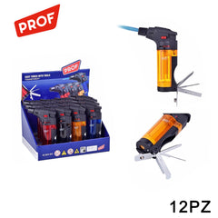 ART.40804631 PROF TRASPARENTE EASY TORCH TURBO WITH TOOL 12PZ - koseakasa