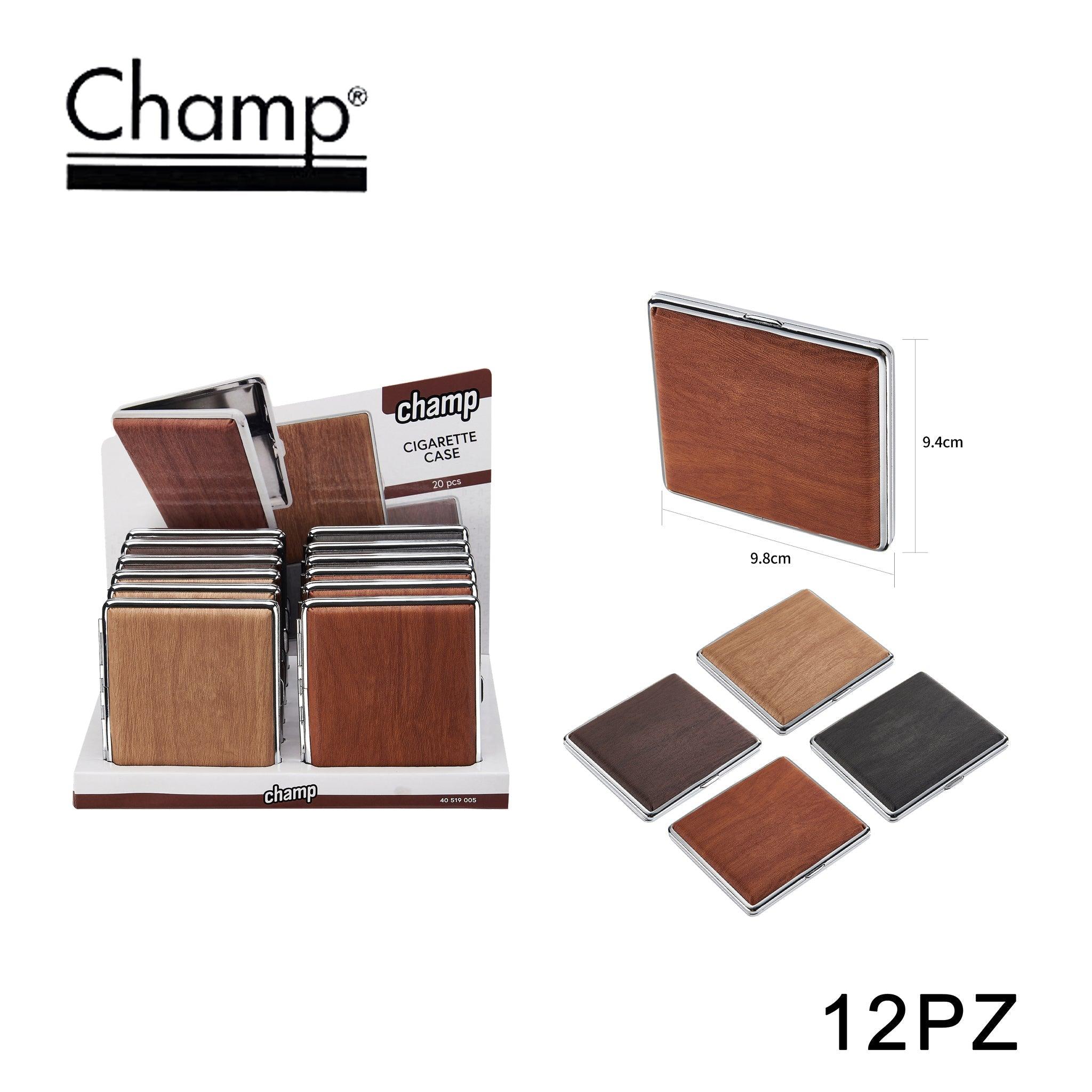 ART.40519005 CHAMP CIGARET.CASE 20 PC.METAL WOODEN DL-12 - koseakasa