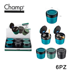 ART.40519008 CHAMP POSACENERE ROUND ASHTRAY LED DL6 - koseakasa