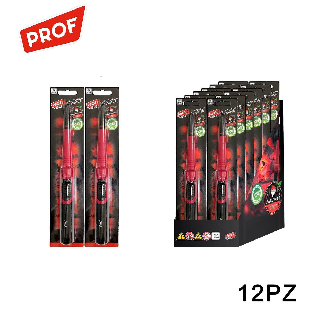 ART.40411689 PF PIKE RED BBQ GASTORCH BLIST 1PC DL-12 - koseakasa