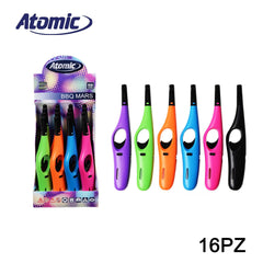 ART.4013600 ATOMIC ACCENDIGAS BBQ MARS 6 COLORI ASS. CONF.16PZ - koseakasa