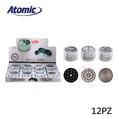 ART.0212429 ATOMIC GRINDER ANTICO 3 PARTI 3 DISEGNI ASS. CONF.12PZ - koseakasa
