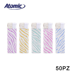 ART.3607453 ATOMIC ACCENDINO PIATTO SPARKLING ZEBRA CONF.50PZ - koseakasa