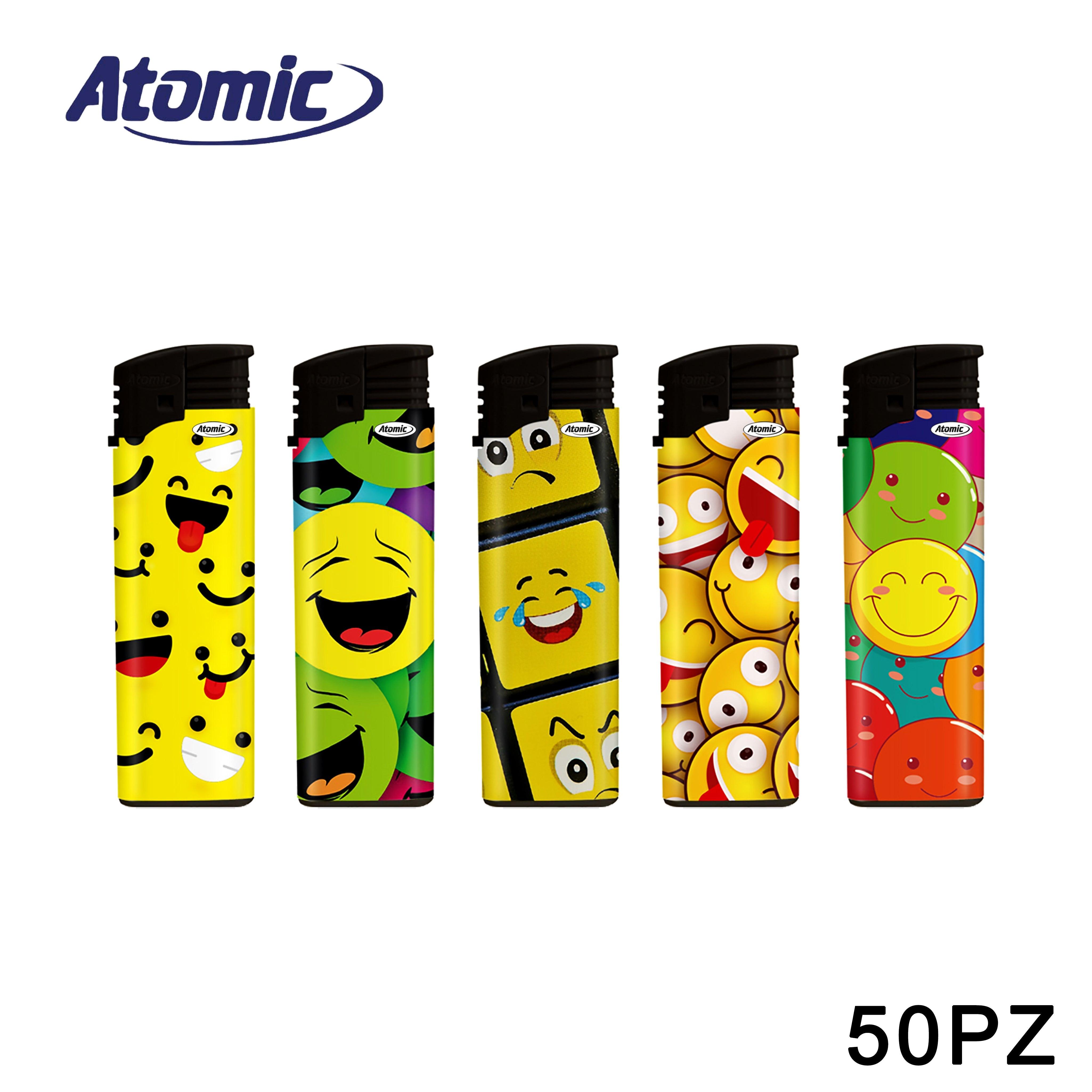 ART.3671172 ATOMIC ACCENDINO F2 SMILEYS CONF.50PZ - koseakasa