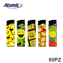 ART.3671172 ATOMIC ACCENDINO F2 SMILEYS CONF.50PZ - koseakasa