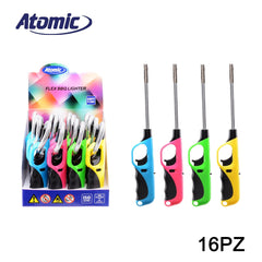 ART.4012400 ATOMIC ACCENDIGAS BBQ AIDA FLEX 4 COLORI ASS. CONF.16PZ - koseakasa
