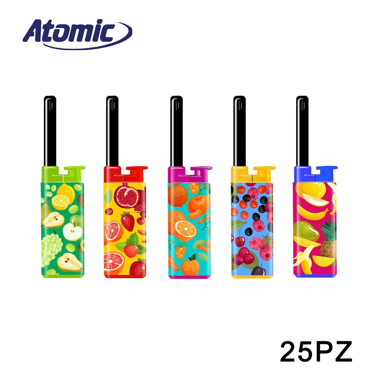 ART.3697106 ATOMIC MINI ACCENDIGAS BBQ JULIA FRUITS FRESH CONF.25PZ - koseakasa