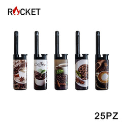 ART.8326222 ROCKET MINI ACCENDIGAS BBQ LIGHTER JULIA SOFTFLAME COFFEE B0244 25PZ - koseakasa