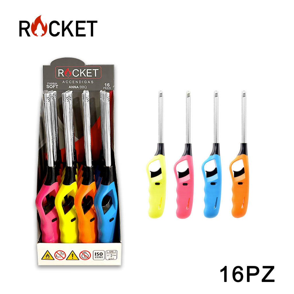 ART.8326225 ROCKET ACCENDIGAS SOFTFLAME ANNA 16PZ - koseakasa