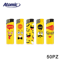 ART.3648027 ATOMIC ACCENDINO F11 YELLOW WORLD CONF.50PZ - koseakasa