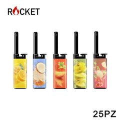 ART.8326239 ROCKET MINI BBQ LIGHTER JULIA SOFTFLAME REFILLABLE FRUITS W-0515 25PZ - koseakasa