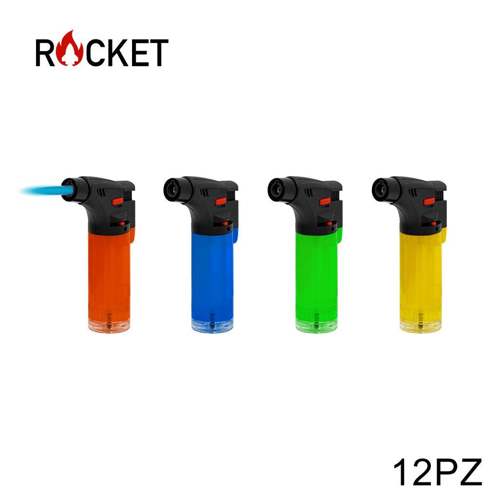 ART.8326267 ROCKET TORCIA TURBO SEMI TRANSPARENT COLORS ASS. 12PZ - koseakasa