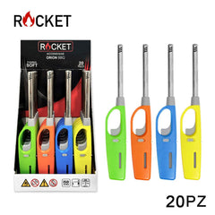 ART.8326274 ROCKET ACCENDIGAS BBQ ORION 23CM 4 COLORI ASS. CONF.20PZ - koseakasa