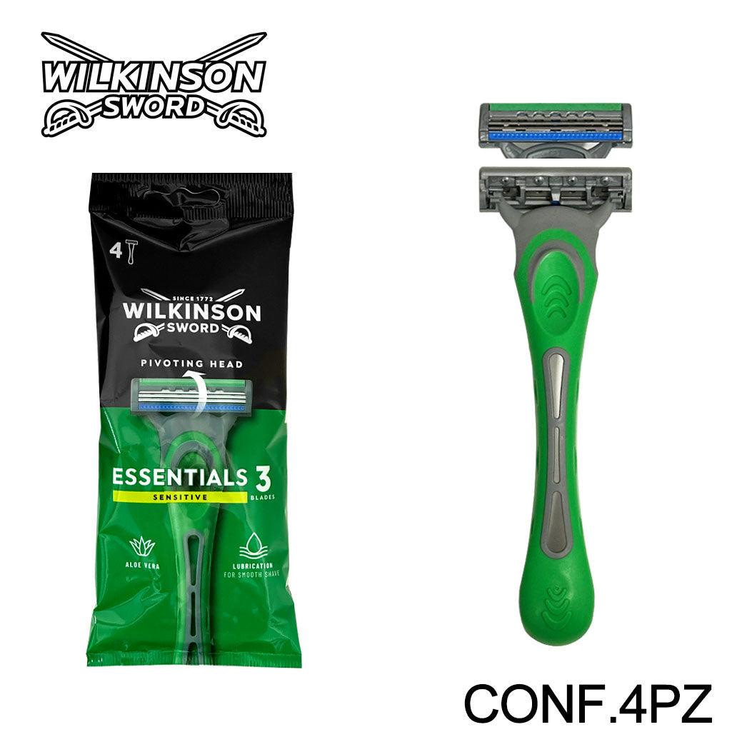 ESSENTIALS 3 SENSITIVE 4S 4PZ WILKINSON ART.W950107400 BL1 - koseakasa