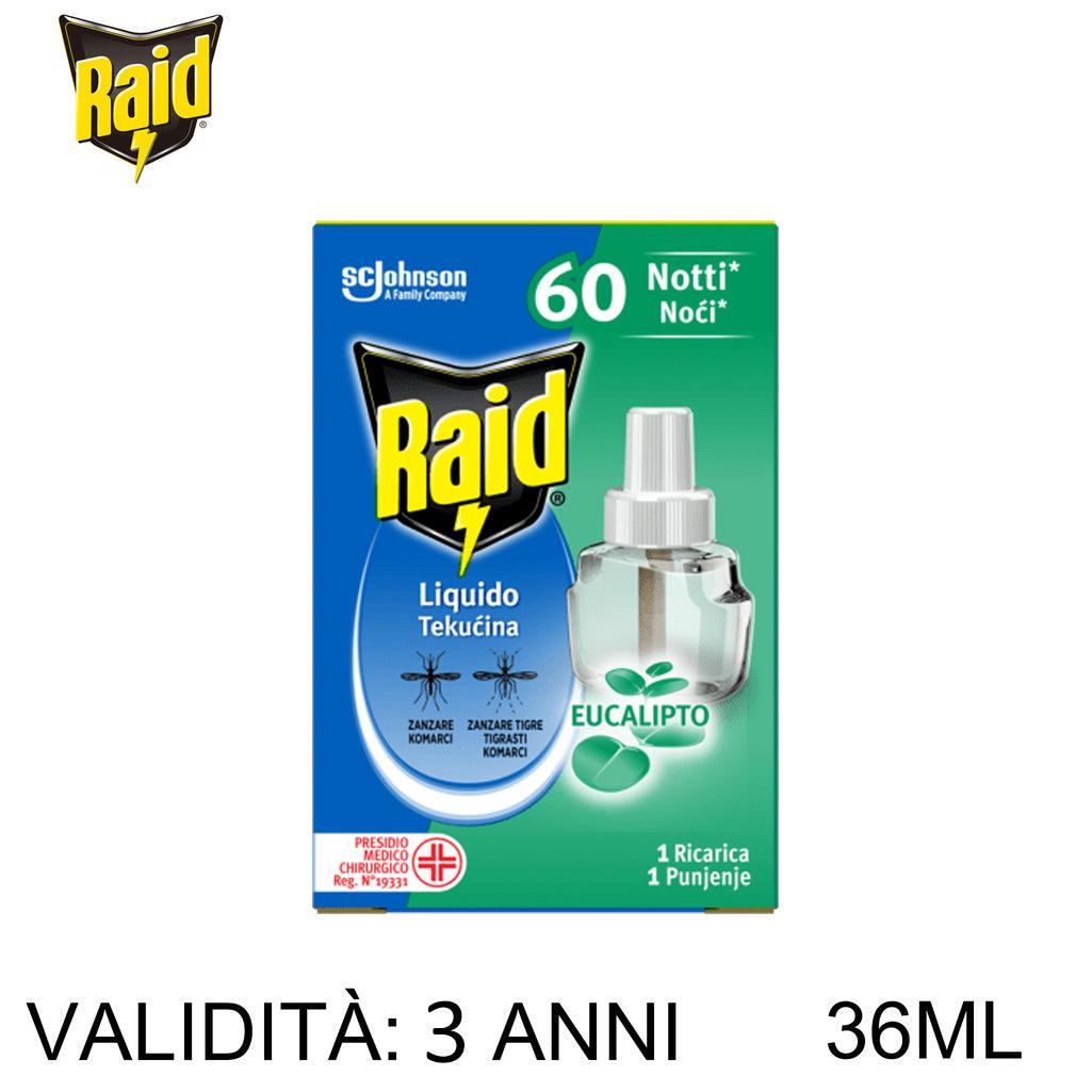 RAID LIQ ELET RIC 60N EUCALIPTO 36ML ART.338848 367395 24PZ - koseakasa