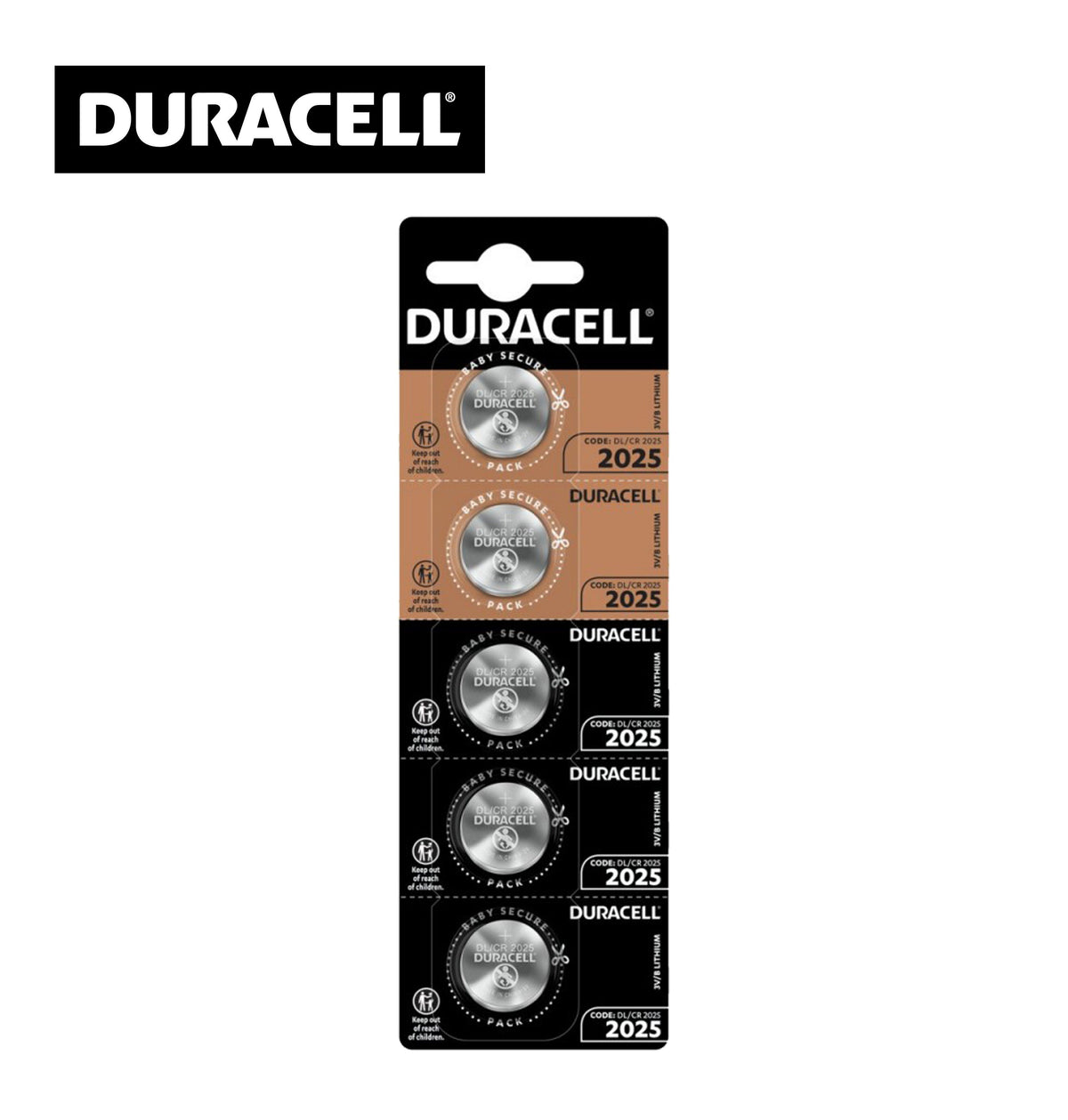 CR2025 DURACELL LITHIUM PILA BL5 - koseakasa