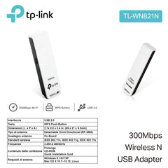 USB 300MB WIRE TP-LINK  ART.TL-WN821N 1PZ - koseakasa